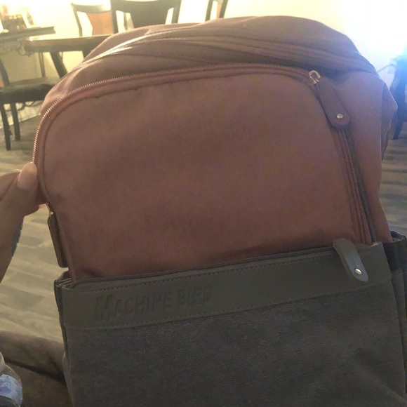 machine bird nappy bag